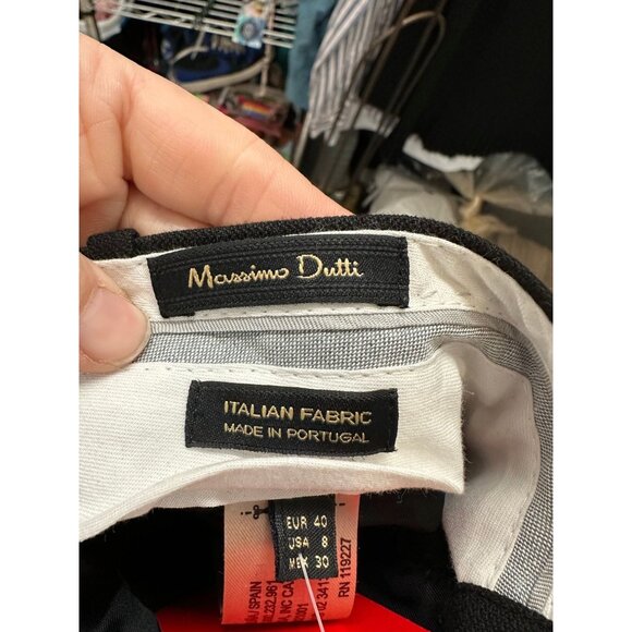 Massimo Dutti Black Dress Pants in 10 - Picture 2 of 2